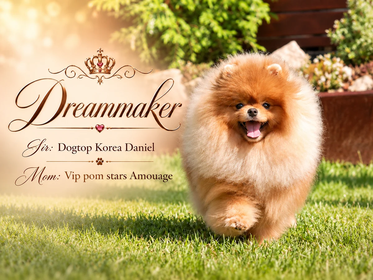 Dream Maker - Pomerániai tenyészkan